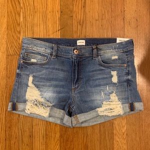 NEW Sneak Peek Mid Rise Jean Shorts